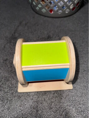 Lovevery Wooden Spinning Drum Montessori baby toy